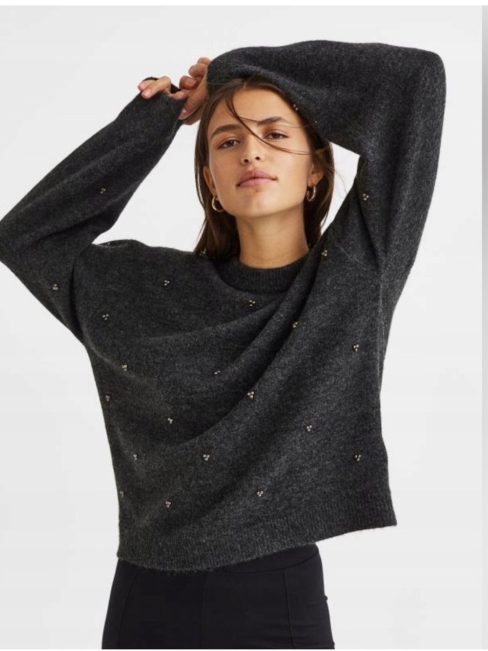 H&M Embellished Sweater